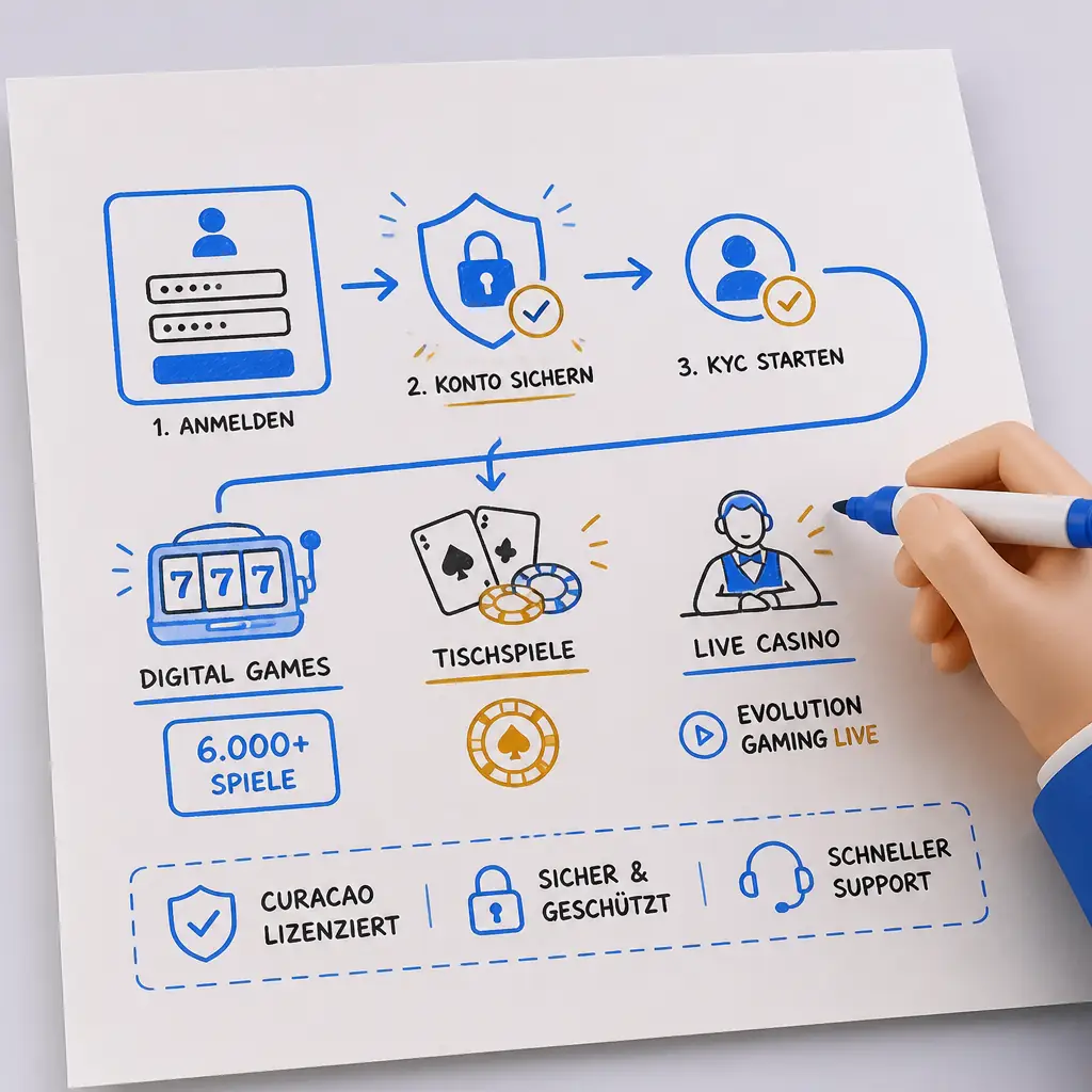 Slotimo Casino Login – Anmelden und Spielen visual guide for Slotimo